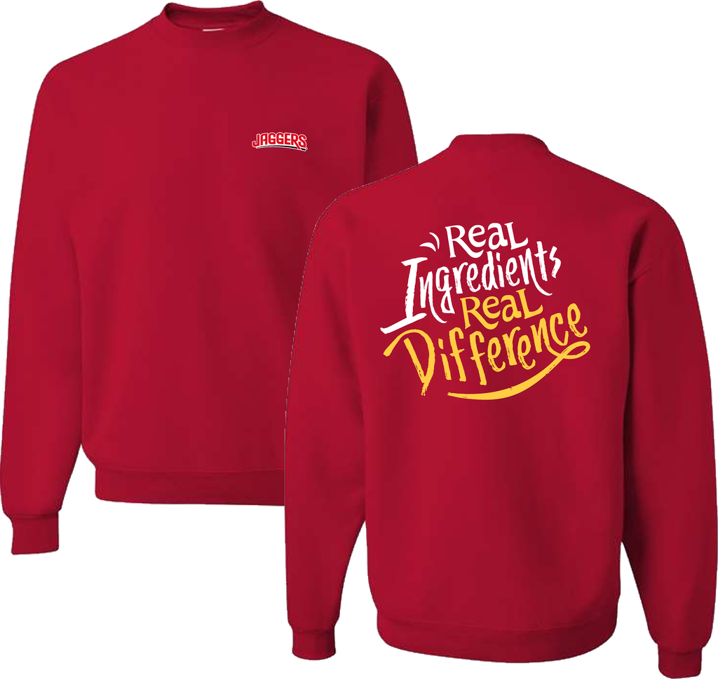 New Jaggers Crewneck Sweatshirt red